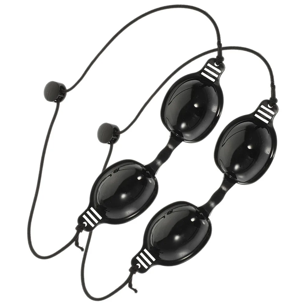 

2pcs Safety Goggles Tanning Bed Protective Eyewear Lightweight Adjustable For Women Procedures Teeth Whitening