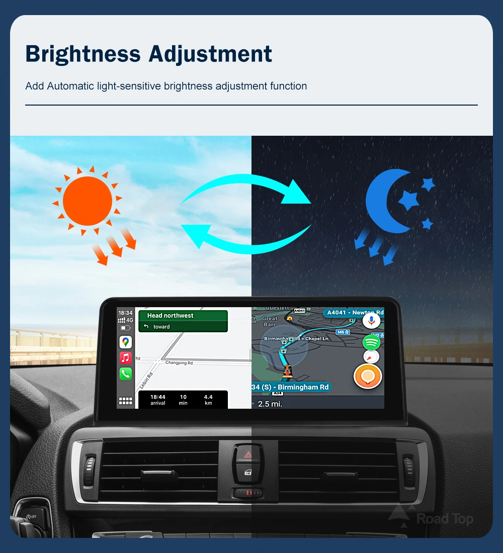 10,25 Multimedia AHD Display Für BMW 1 2 Serie F20 F21 F22 2012-2016 NBT Touchscreen Drahtlose Carplay navigation Android Auto – Detail 5