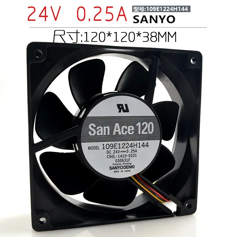for Sanyo 12038 24V 0.25A Cooling Fan Original Japan Import Low Price