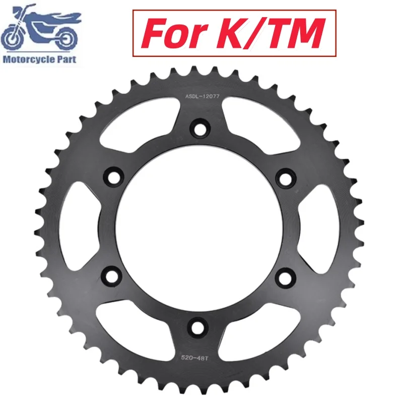 

520-48T Motorcycle Rear Sprocket For K/TM 300 MX EXC Enduro SX XC 350 XW-F 380 400 EXC SC 450 RR SMR SX-F XC-F 300EXC 380EXC