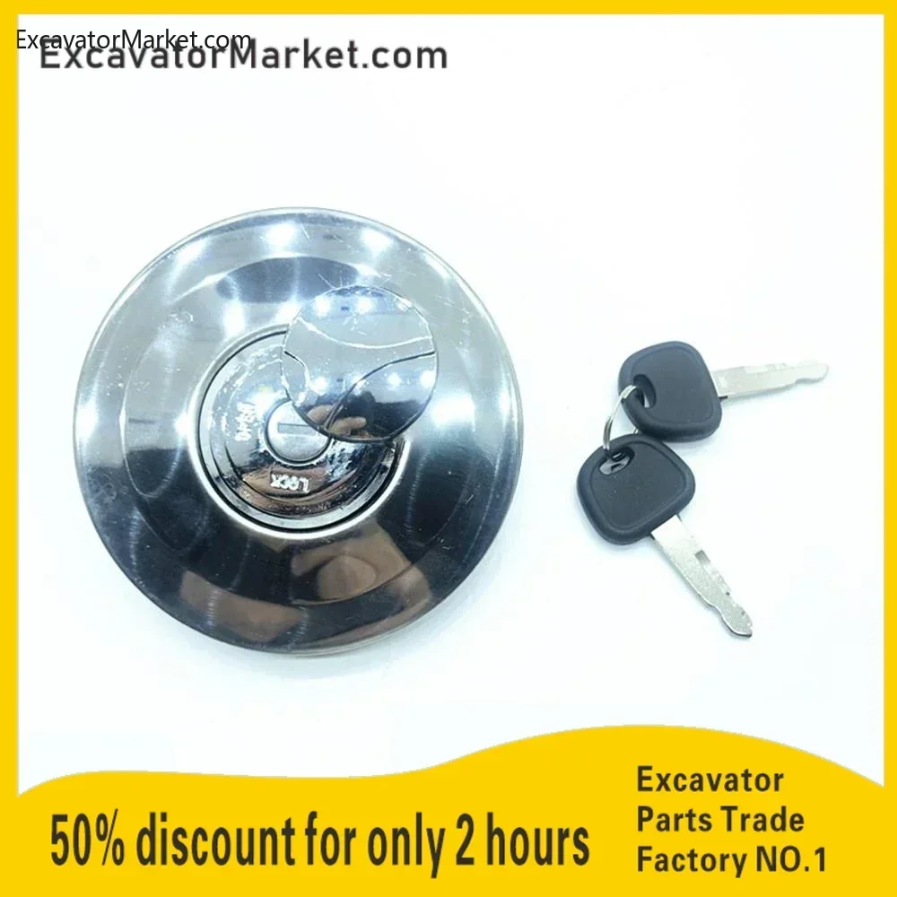 Couvercle de réservoir EbDiesel, bouchon de réservoir de carburant haut de gamme, accessoires de sobateur de qualité, SANY 65, 75, 135, 215/235, 7-8-9