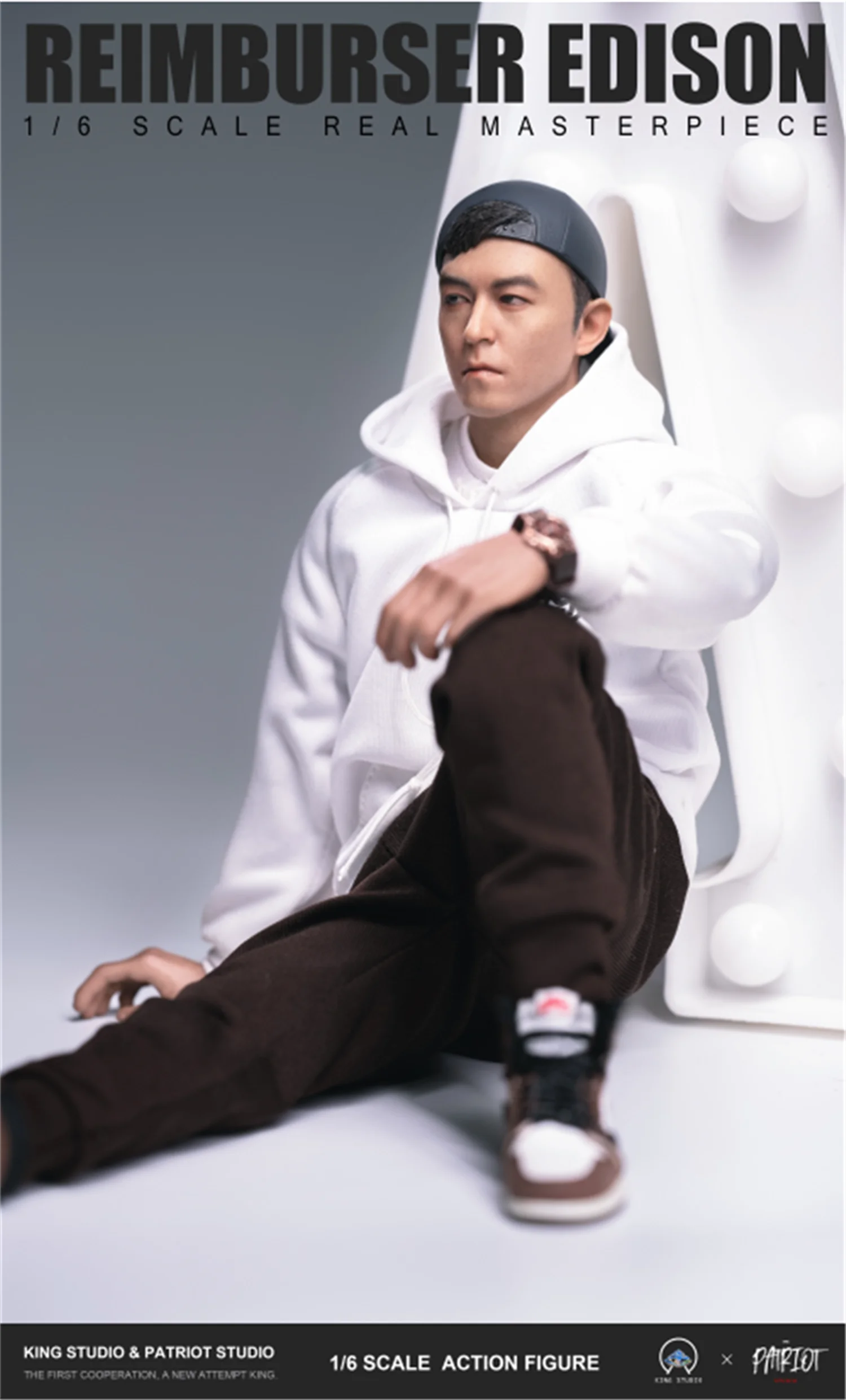 1/6Scale Patriot Studio Edison Chen Male Soldier Teacher Asian Star OG Brother Set Collection PVC 12Inch Action Figure Body Doll