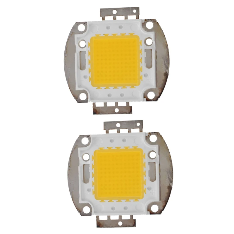 2X 100W LED Lamp High Power Chip DIY Lamp Light Lighting Warm White