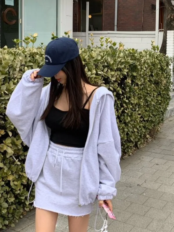 

Шикарный длинный свитшот Све, джерси с завязками + юбка с эластичной резинкой на талии, осенний дизайн, модный женский наряд