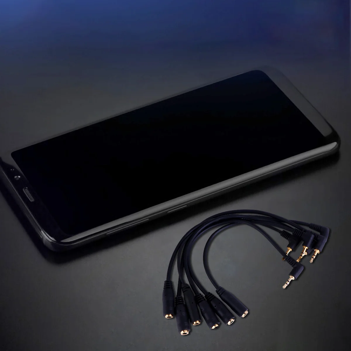 

6pcs Audio Adapter 2.5Mm Male To 3.5Mm Female Jack Stereo Extension Cable For Headphones Microphone Pc Tuner Speakers