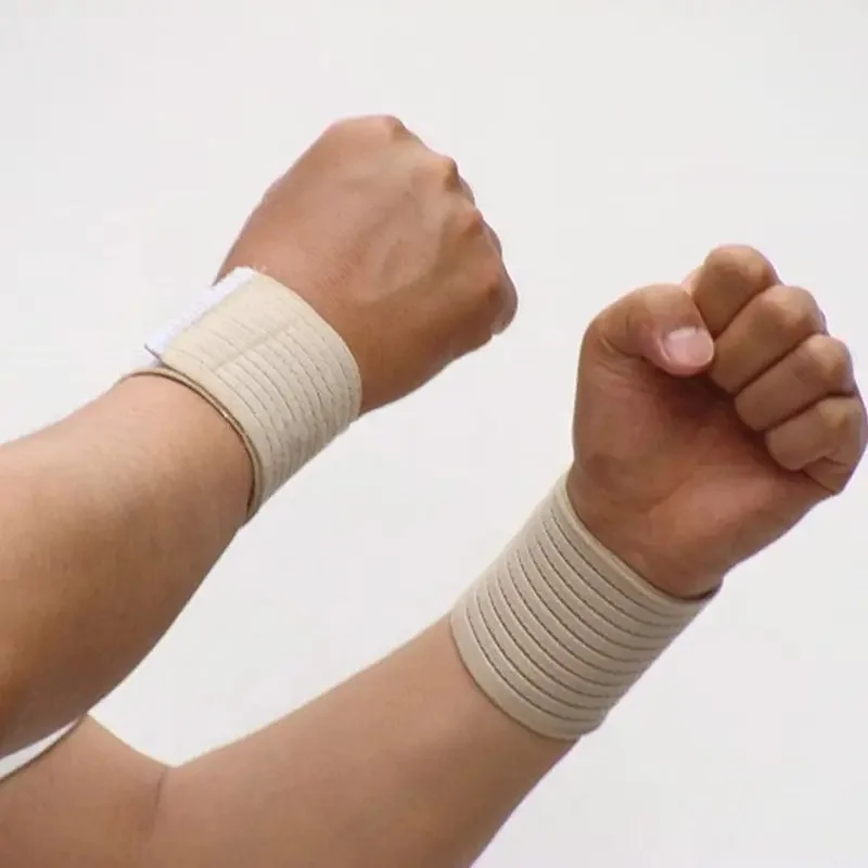 1/2/3pcs Strain Strap Elastic Bracers Support Bandage Cotton Gym Sport Wristbands Safety Bandage Wrist Protector Sports Safety