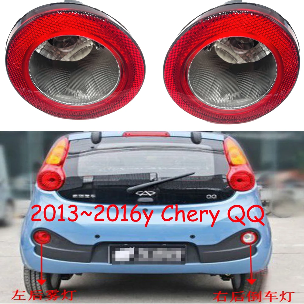 1 unidad de accesorios para coche, luz trasera de parachoques, luz trasera Chery QQ 2013~2016, reflector, luz antiniebla Chery