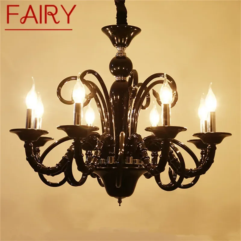 FAIRY European  Pendent Lamp  Candle Lamp Luxury Art Living Room Restaurant BedroomVilla Hotel KTV Chandelier