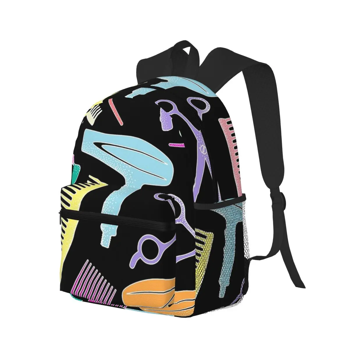 Salon Hair Dressing Tool Hairdresser Barber Gift Student Backpack School Bag Hiking Daypack for Men Women Bookbag Shoulder Bags