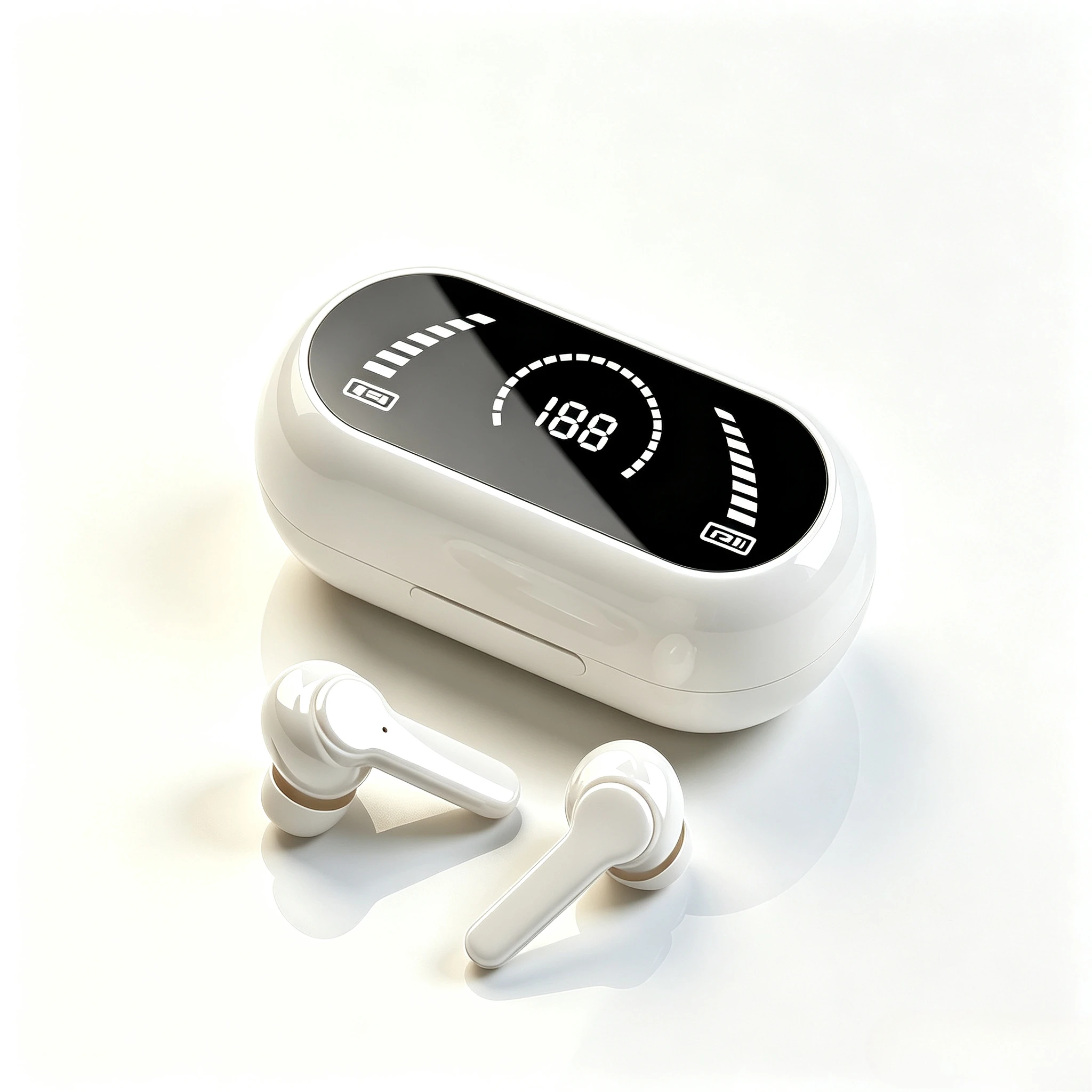 Bluetooth 5.4 Wireless Sport Gaming Earphones Touch Control Heavy Bass Noise Cancelling Earbuds Compatible with All Smart Phones