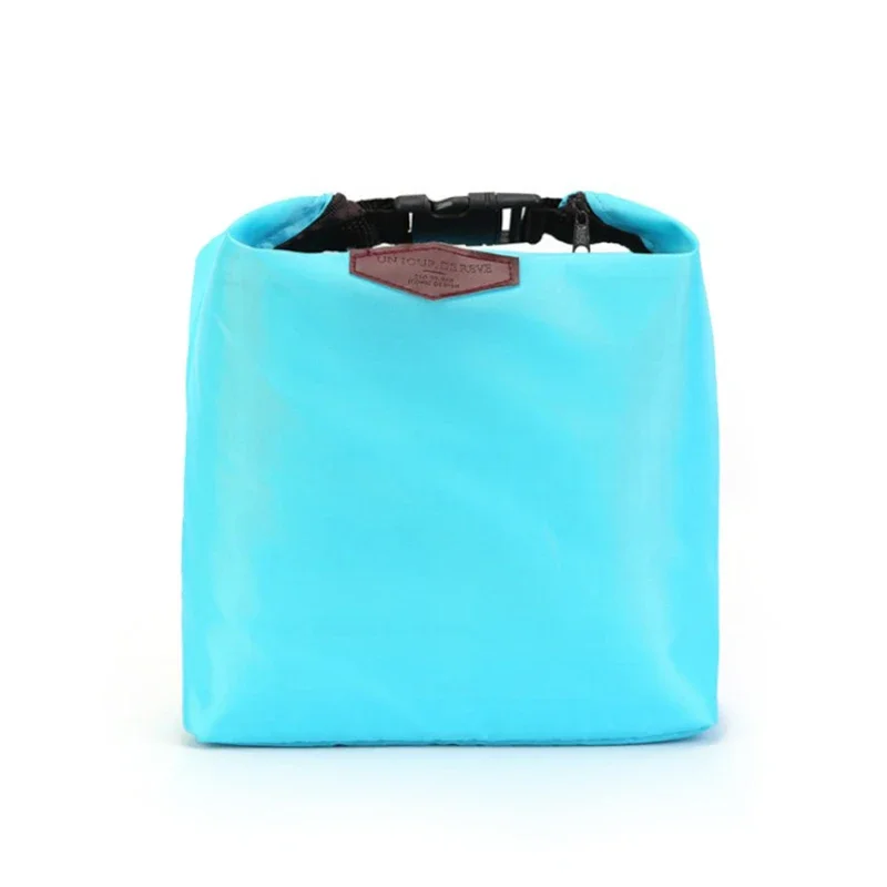 

Nylon Waterproof Portable Thermal Insulated Lunch Storage Bag for Picnic Lunch Box Container Pouch Home Organizer
