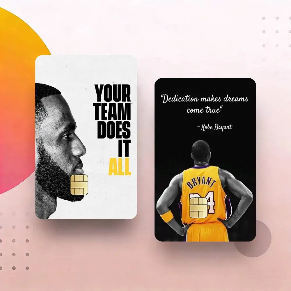 

Basketball L-Lebron James 23 Credit Card Skin Stickers For VISA Bank Bus Metro Access Card Protective Film Cover Sticker