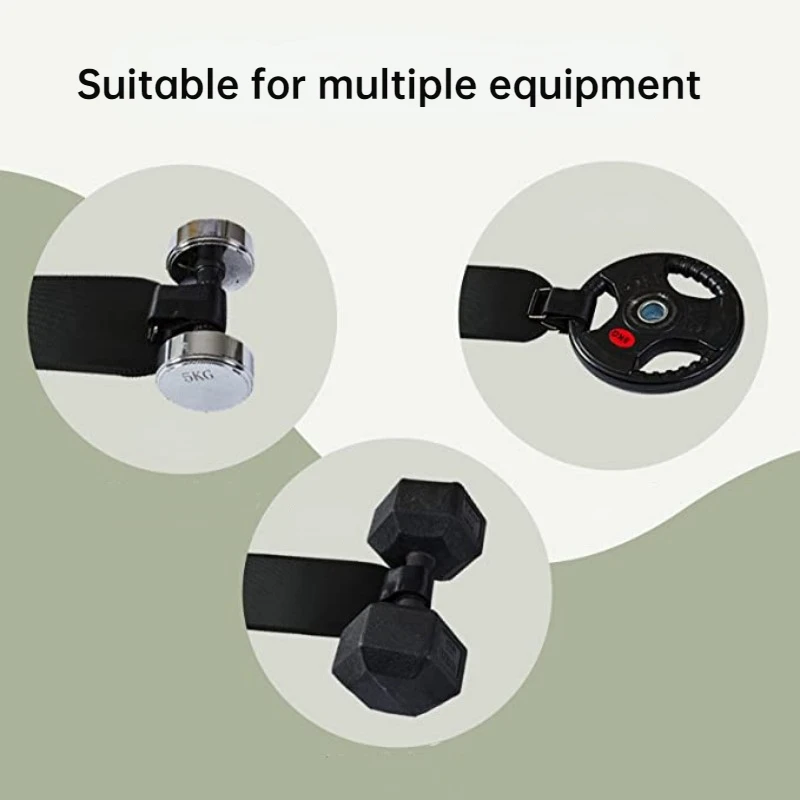 Hip Joint Waist Training Dumbbell Kettlebell Pole Bell Board Tie Straps EVA Waist Abdominal Belt for Various Fitness Equipment image 2