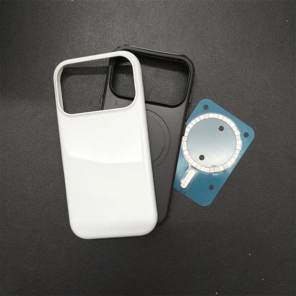 10개입 맥세이프 2 in 1 3D 승화 케이스 아이폰 17 16 15 14 13프로 맥스 열전사 프린팅 자석 견고한 뒷면 커버