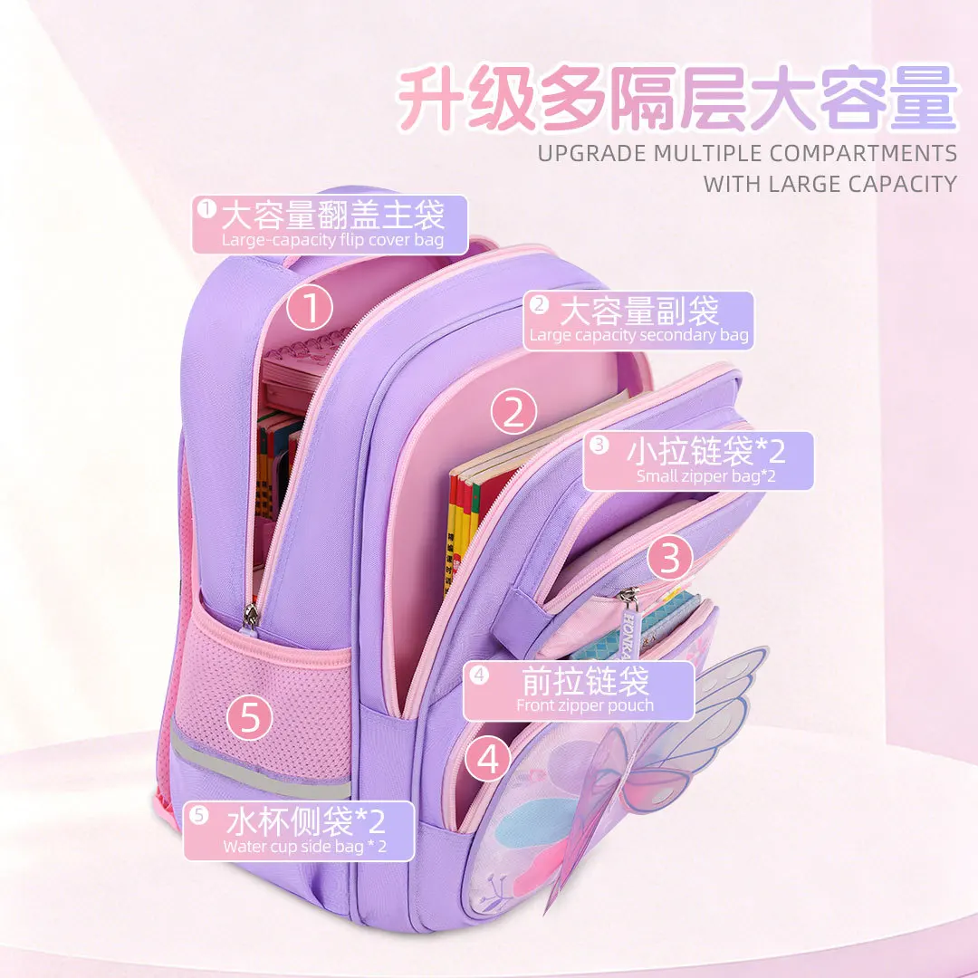 3 Pcs Kids School Backpcak Children School Bags Set Boys Girls Primary Backpack with Lunch Bag Schoolbag Book Bag Kids Mochilas