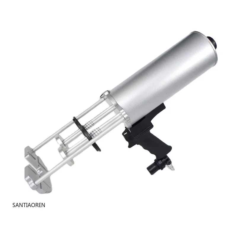

1500ml 1:1 Pneumatic Caulking Gun, 2K Pneumatic Dispensing Gun, Air-Powered Caulking Gun for Side-by-side Cartridge for Spray