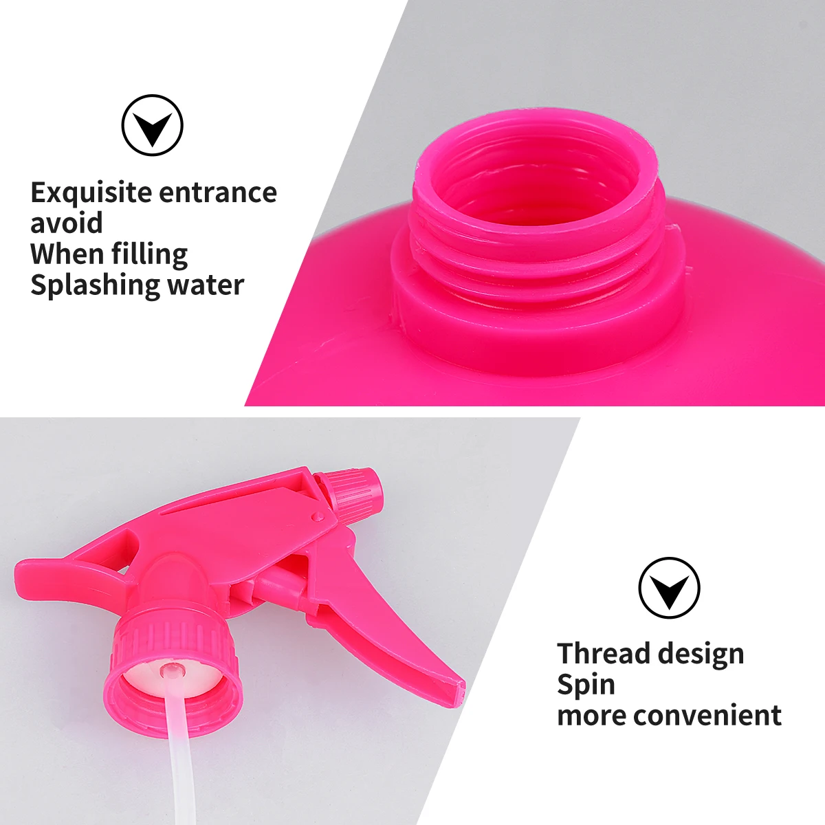 

3pcs Candy Color Garden Watering Bottle Heat Resistant Sprayer Can For Home Office Flower Plants Smooth Flow Anti S Handle