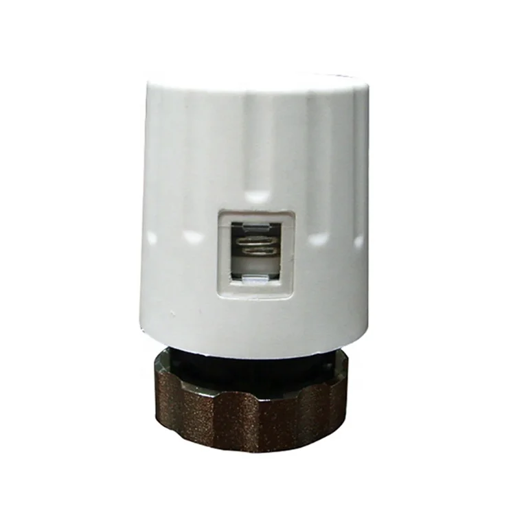 CE 24V NC Electric Thermal Actuator ABS Material Floor Heating Parts for Hotel and Apartment Heating System 230V Voltage