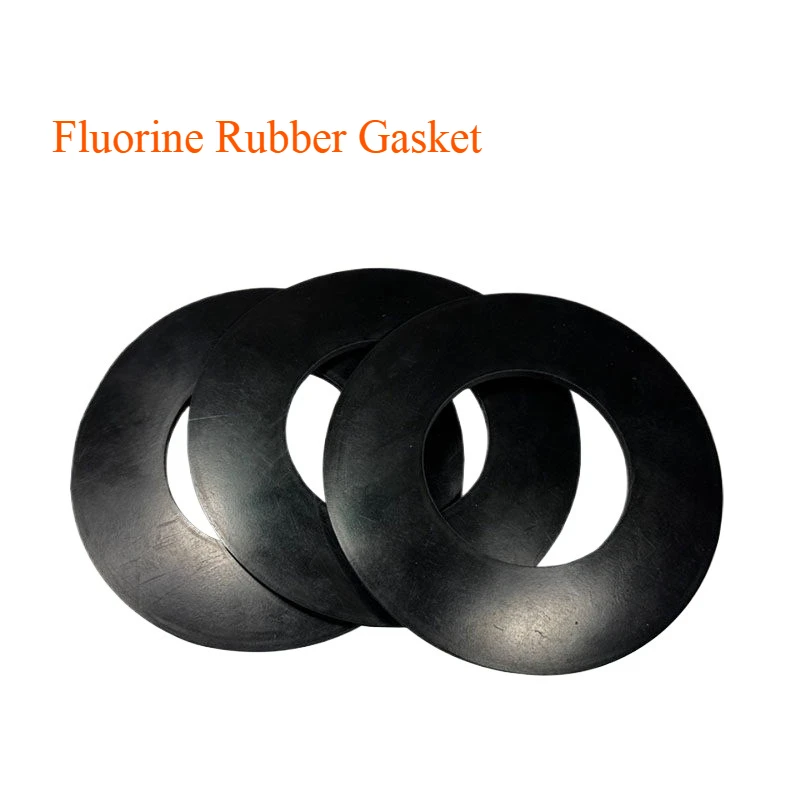 High Quality Fluorine Rubber Gasket FKM Plate Fluororubber FPM Viton Washer Fluorous Rubber Gasket Acid Alkali Corrosion Diesel