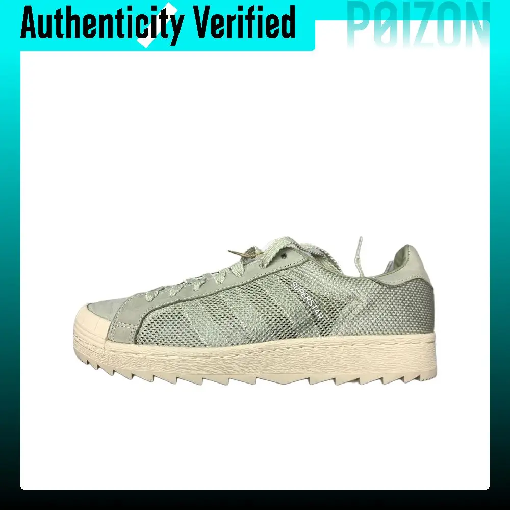 Adidas Originals x CLOT SUPERSTAR Low top Skateboard Shoes Unisex Beige IH3643