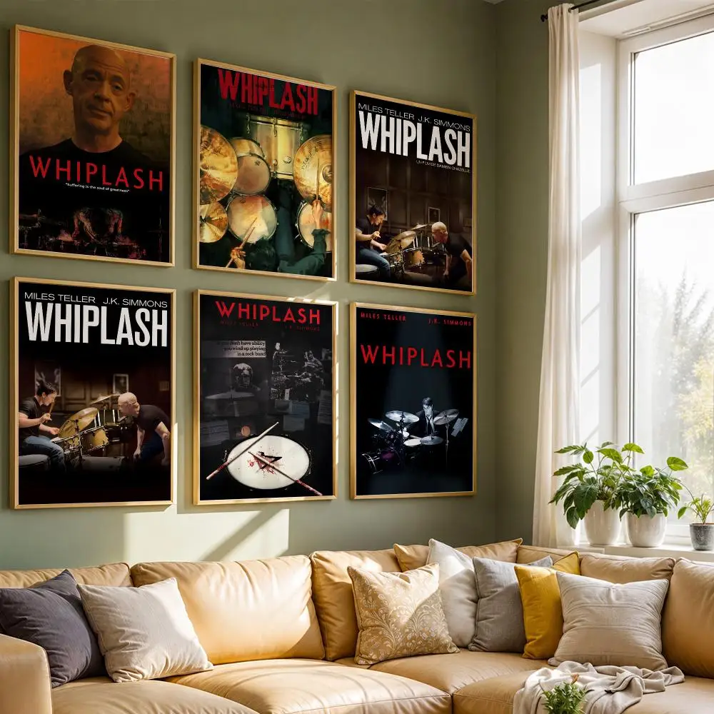 Classic Whiplash Movie Poster HD Quality Wall Art Retro Posters For Home Room Wall Decor Kawaii Room Decor