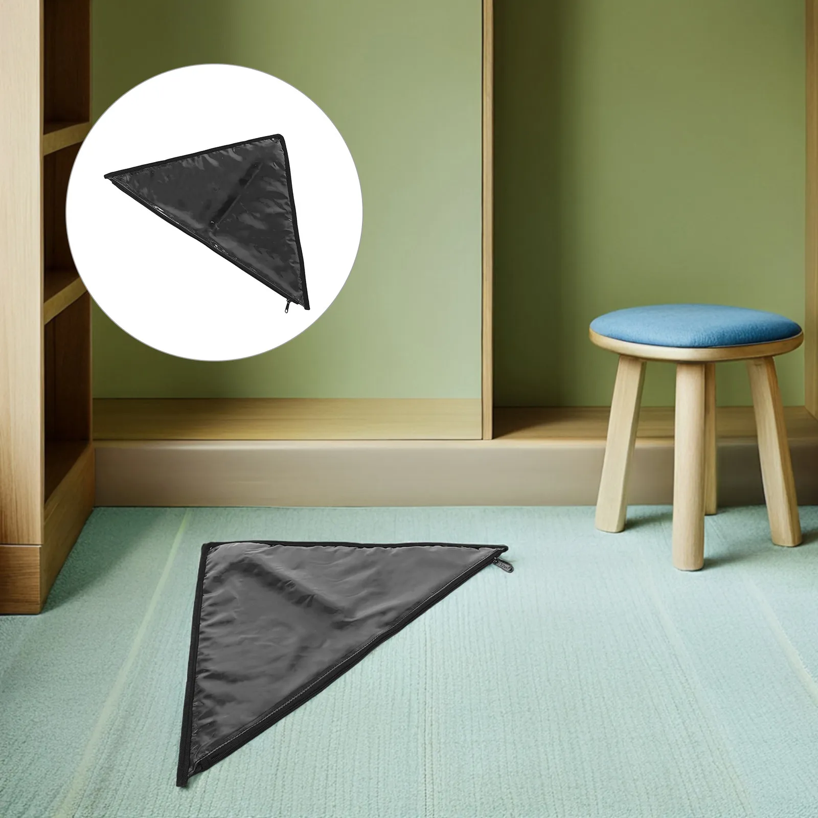 Memorial Flag Display Bag Zipper Large Triangle Holder Burial Folded Flags for Funeral Memorial Day Storage