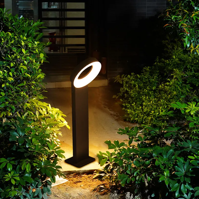 LED Ground Mounted Outdoor Landscape Lighting Circular Lawn Lights for Villas Parks - Energy Efficient Garden Illumination