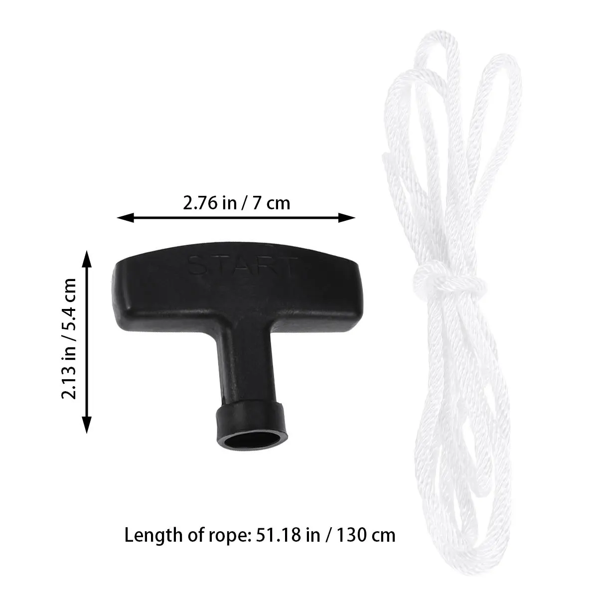 Starter Handvat Kit Duurzame Generator Trekkoord Vervanging Voor Motor Waterpomp Gazon Apparatuur Handvat Touw Kit