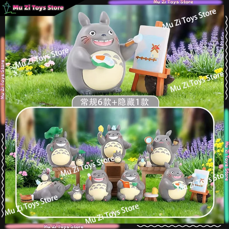 【En Stock】Caja Sorpresa Original de Hayao Miyazaki con Figuras de Anime Clásicas de Cuentos de Bosque, Muñecos Coleccionables, Regalo