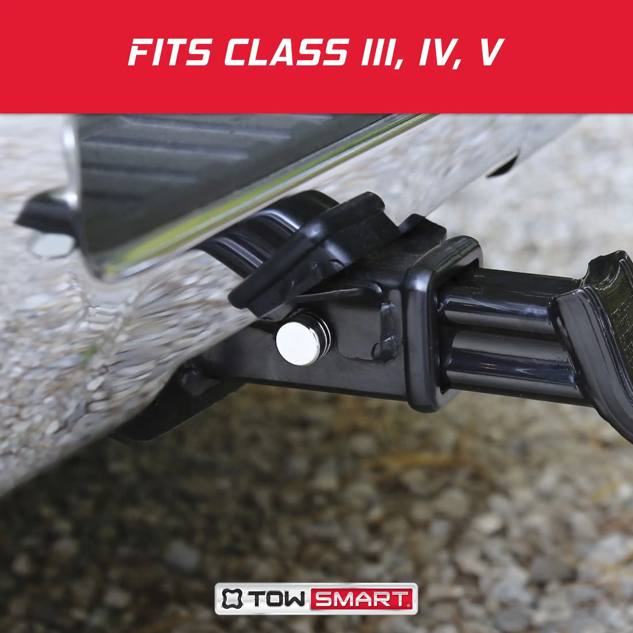 Barrel Trailer Hitch Lock, 5/8in Pin, Steel, 4in Span, Includes 2 Keys