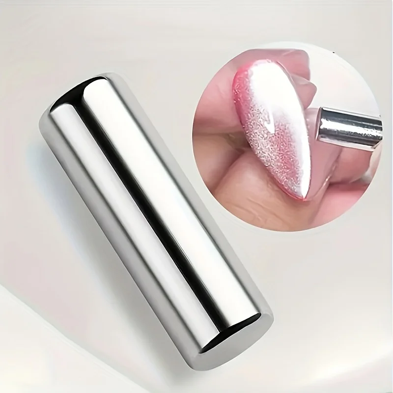 

LINMANDA Double Headed Cat Eye Nail Art Magnetic Stick UV Gel Nail Art Tool Short Magnet Suitable for Home DIY and Nail Salons