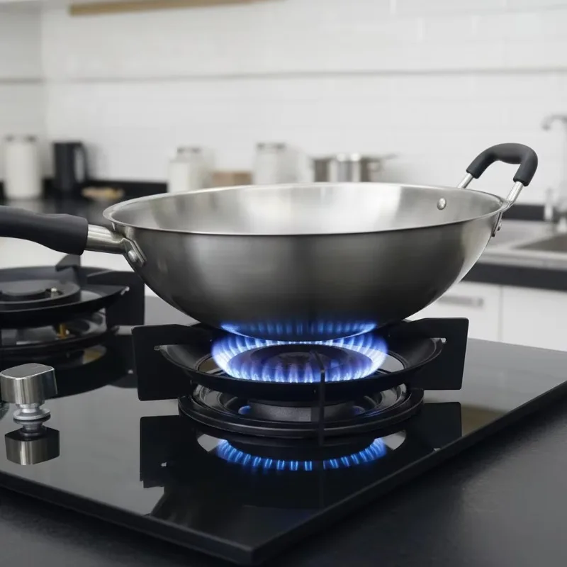 Black Tempered Glass Panel 2 Burner Built In Gas Hob Kitchen Cooking Appliance NG LPG Dual Fuel Gas Stove - view 4