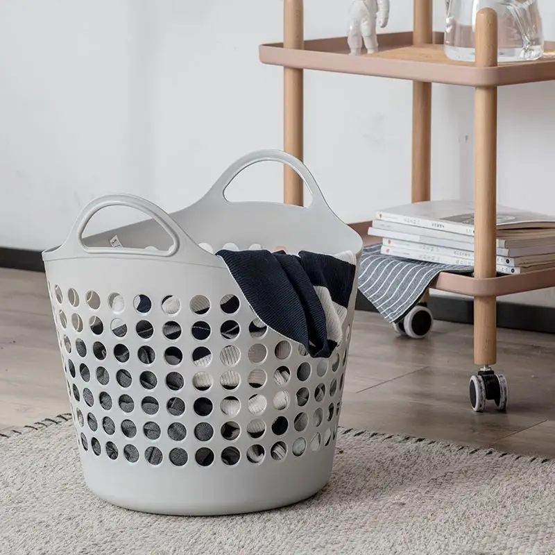 New Large Dirty Clothes Storage Basket Plastic Laundry Basket Household Laundry Basket Toy Storage Basket Clothes Chopsticks