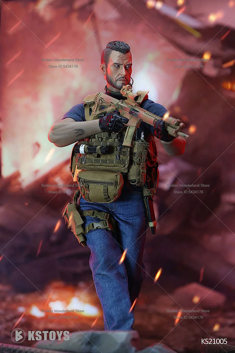 FLAGSET KS21005 1/6 Scale 141 Special Task Force Apocalypse Shooting Male Soldier Full Set 12inch Action Figure Doll Gifts