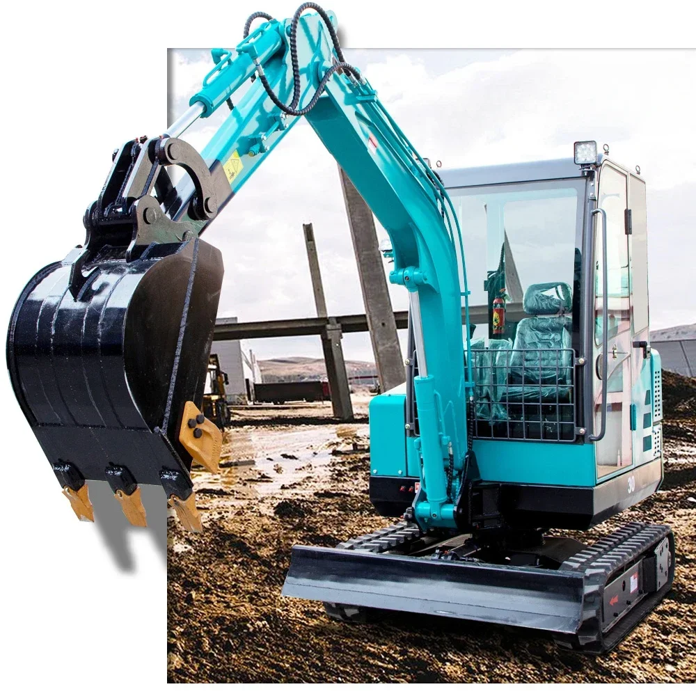 Garden Home Farm Household Hydraulic Crawler Micro Small Mini Escavator Digger Bagger Excavators