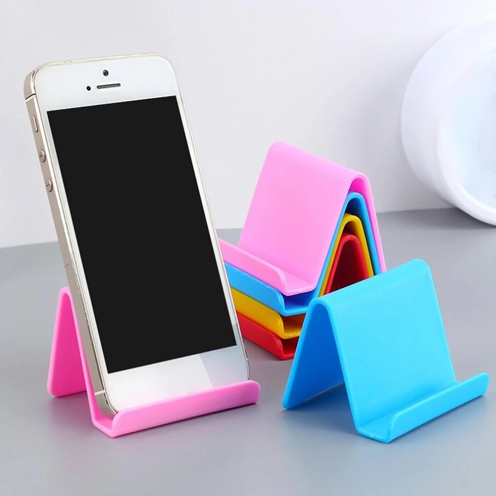 Kitchen Phone Holder Candy Color Mini Portable Phone Fixing Holder Household Products Phone Tablet Lazy Holder