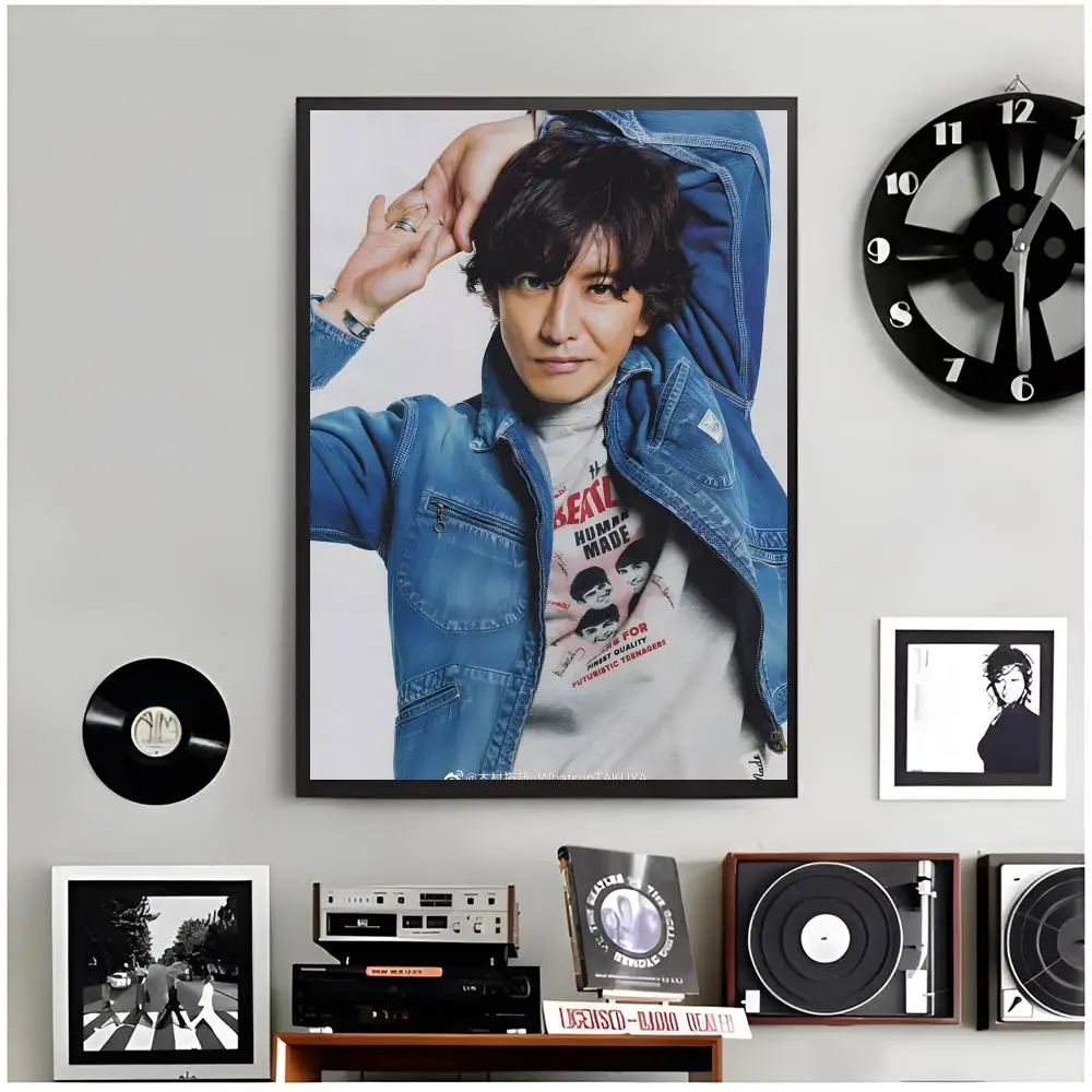 japanese celebrity actor T-Takuya Kimura Poster Modern Wall Art Home Decor Living Room Decorative Print Unframed