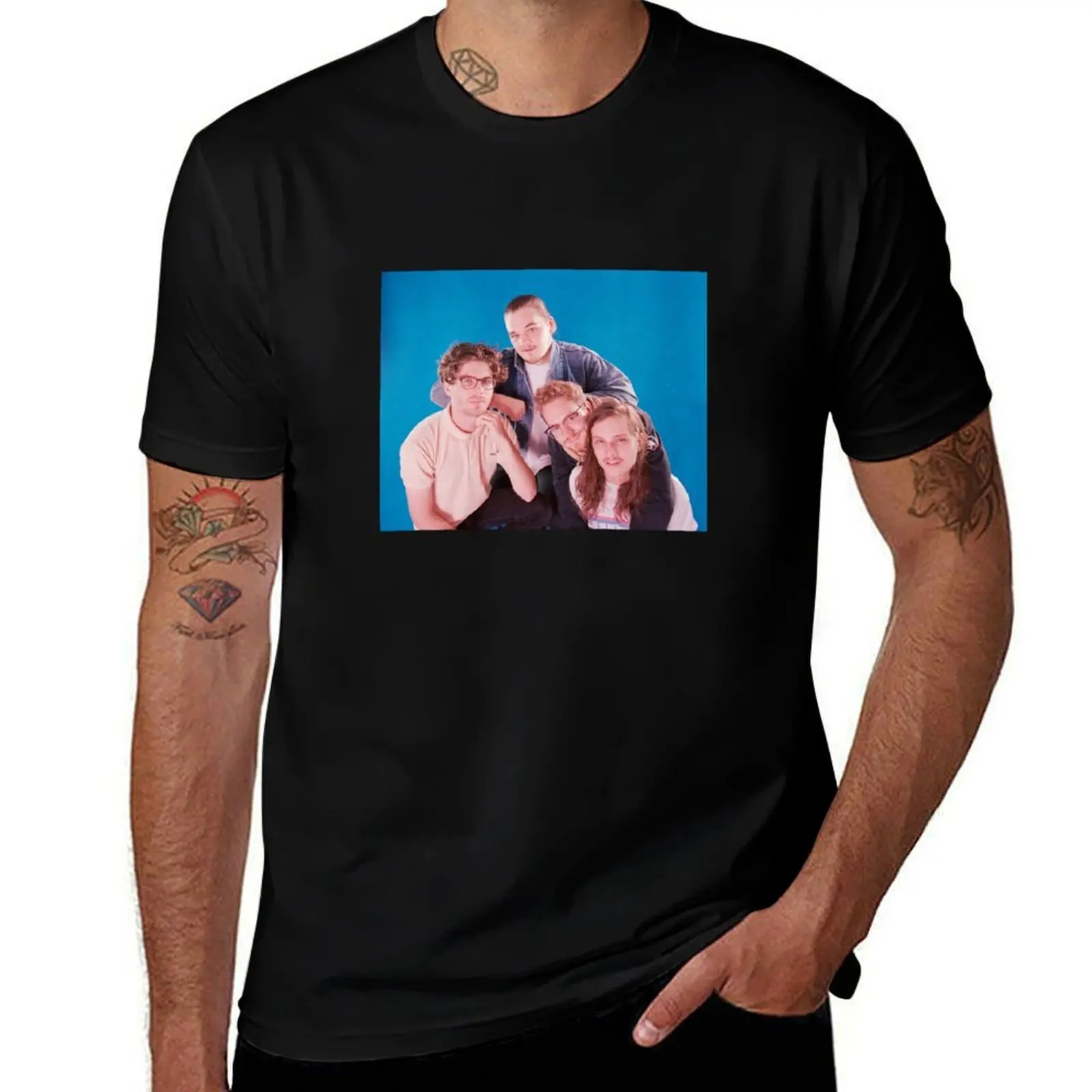 Vacations, Band, indie T-Shirt Urban Style Casual Short Sleeve Top T-Shirt