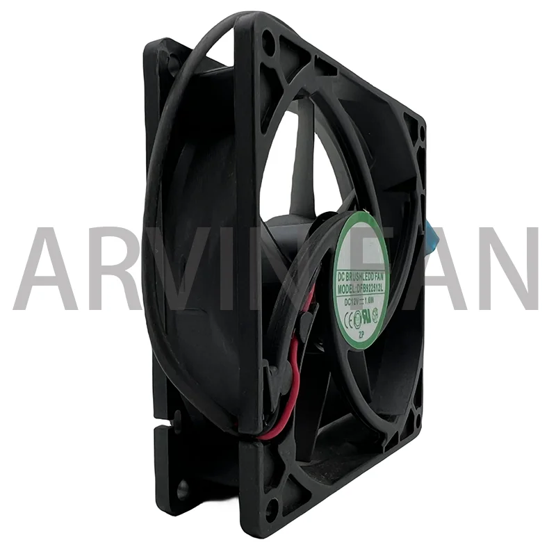 Imagem -04 - Ventilador com Rolamentos Duplos de Esferas Alimentação Cpu Fios Modelo Dfb922512l 92 mm 92x92x25 mm Dc12v 1.6w