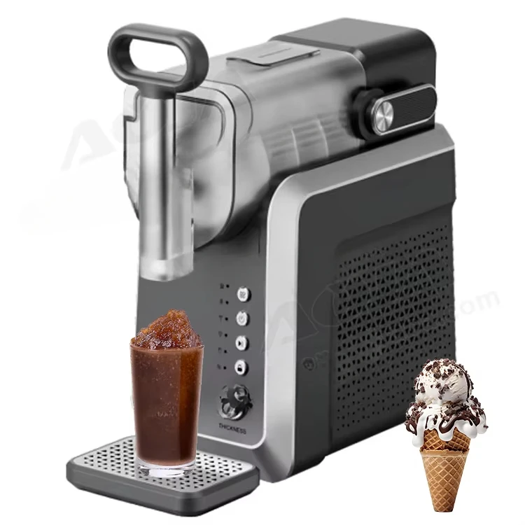 Commercial Portable Soft Drink Multi-Purpose Ice Shaver Machine Slushie Machine Frozen Drink