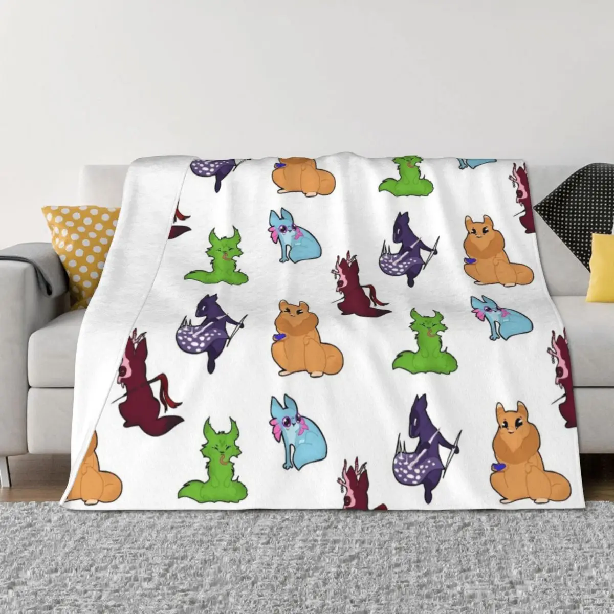 

Rain World Downpour [Edition 2] Throw Blanket Sofas Large Decorative Sofa Soft Plaid Blankets