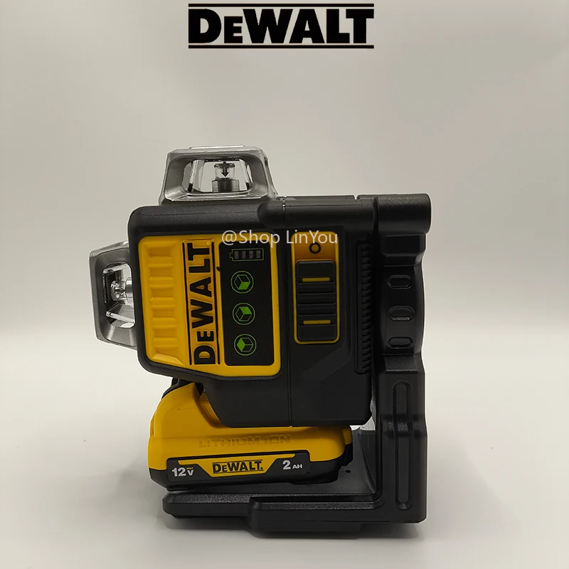 DEWALT DW089LG 2025 مستوى الليزر 12 فولت بطارية ليثيوم تعمل بالطاقة 12 خطوط الأخضر متر 360 درجة أداة خارجية أفقية وعمودية