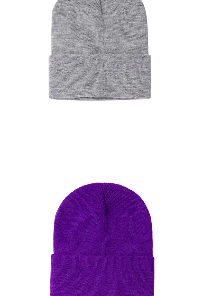 Individuell besticktes Logo Unisex-Beanie-Mütze, randlose Freizeitmütze für Herren, winterkältebeständige warme Strickmütze, Damenmütze – Detail 11