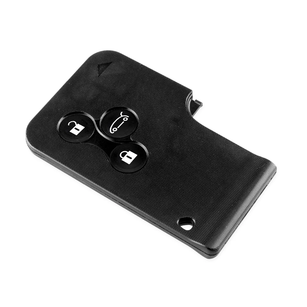 KEYYOU New Replacement 3 Buttons Remote Smart Key Card Shell Case For Renault Laguna Espace Megane 2 3 Scenic Clio Logan