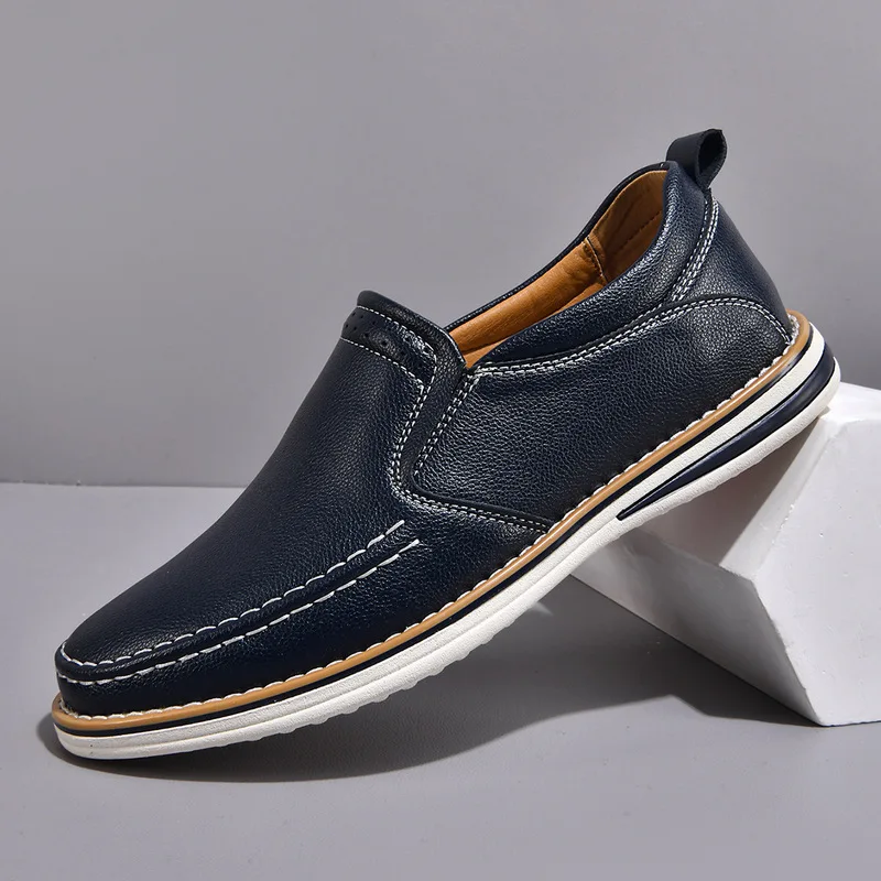Men's driving shoes, new autumn model, breathable slip-on loafers