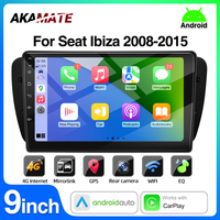 Android Car Radio for Seat Ibiza MK4 6J 2008-2015 Multimedia Player CarPlay Android Auto GPS Bluetooth WIFI Car Head Unit 9inch