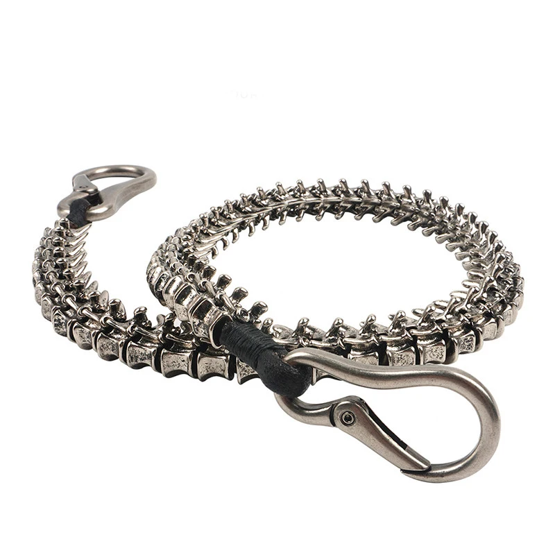 60cm Outdoor Portable EDC Creative Alloy  Keel Chain Gothic Punk Hanging Chain Tool