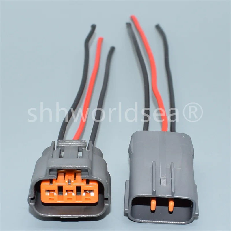 2/10set 3Pin 090 Male Female Waterproof Sensor Connector 6195-0009 6195-0012 For Nissan Mazda RX8 Ignition Coil Socket