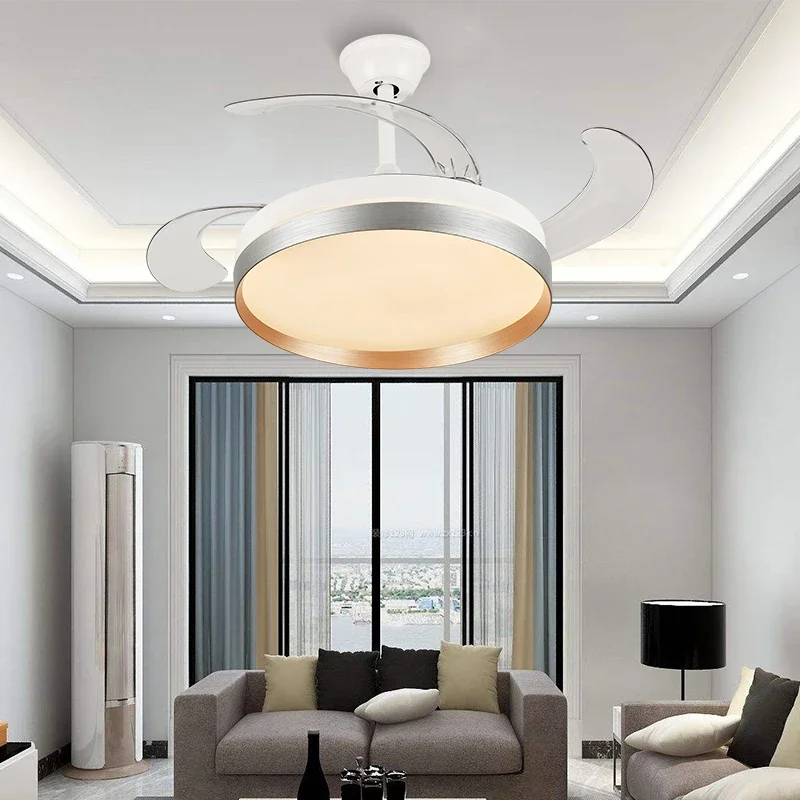 

Living Room Decoration Bedroom Decor Led Ceiling Fans With Lights Remote Control Dining Room Indoor Lighting