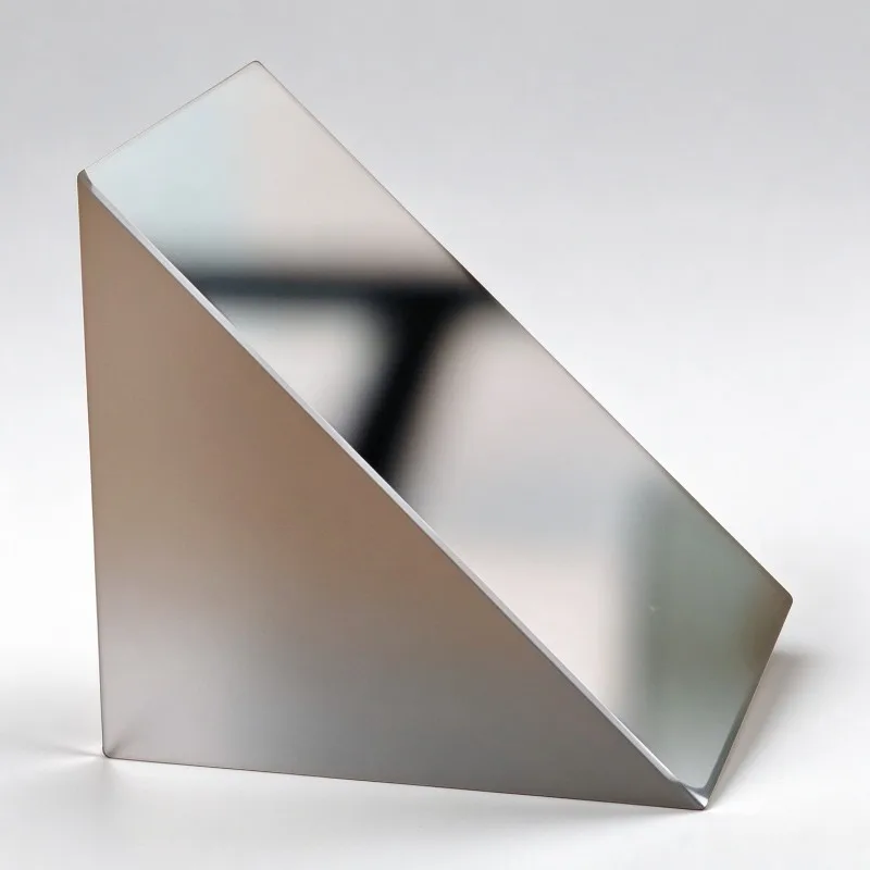 K9 Optical Glass Right Angle Triangle Isosceles Prism  10mm 15mm 20mm 25.4mm 90 Degree 180 Degree Turning Prisms Ray Refraction